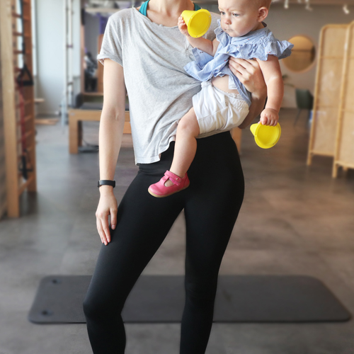 back pain from carrying baby